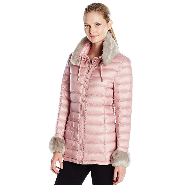 Via Spiga Women's Short Soft Down with Removable Faux Fur Trim only $ 72.99, Free Shipping