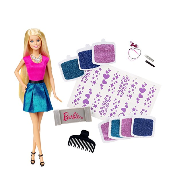 Barbie Glitter Hair Design Doll only $5.99