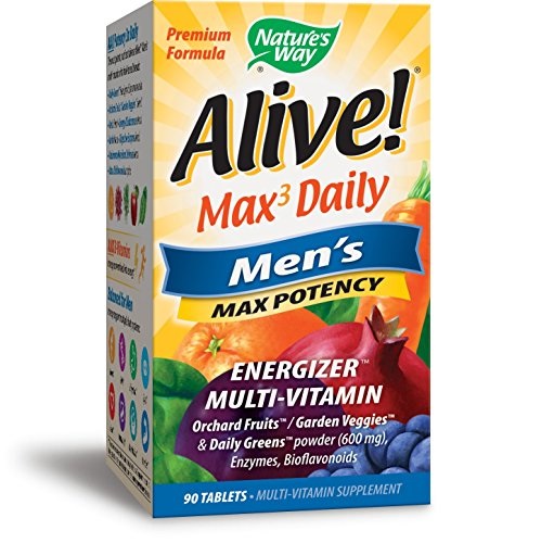 史低價！Nature's Way Alive! Max3 男士多元營養素，90粒，原價$29.99，現僅售$9.39，免運費