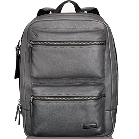 Tumi Mission Bryant Leather Backpack, Iron $254 FREE Shipping