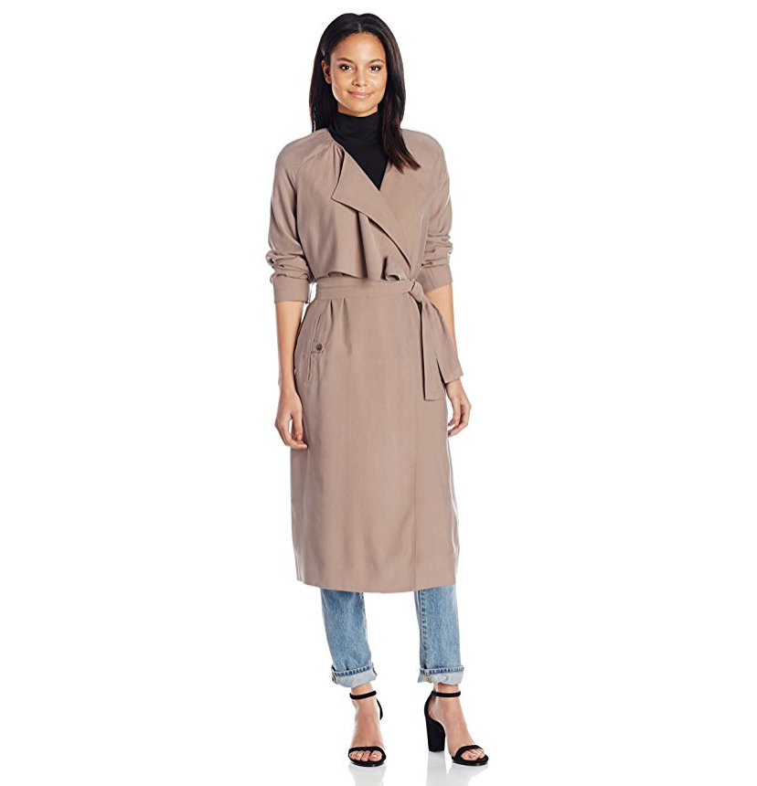 A|X Armani Exchange Women's Lightweight Trench Coat only $138,83, Free Shipping