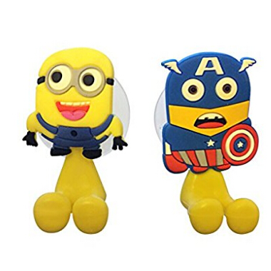 Easem Minions Toothbrush Holders with Suction Cup, Set of 2, Only $4.99