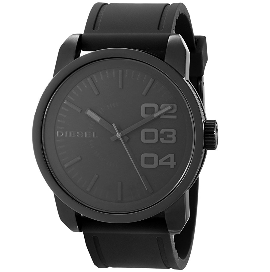 Diesel Men's DZ1446 Not So Basic Basic Black Watch only $63.99, Free Shipping