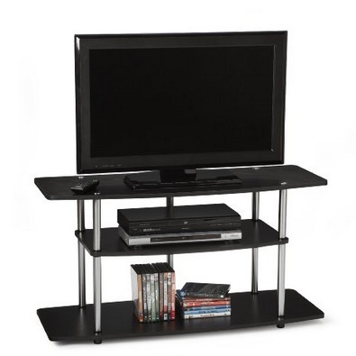 Convenience Concepts Designs2Go 3-Tier Wide TV Stand, Black, Only $35.22, You Save $29.10(45%)