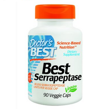 Doctor's Best Best Serrapeptase (40, 000 Units), 90-Count, only $13.29, free shipping after using SS