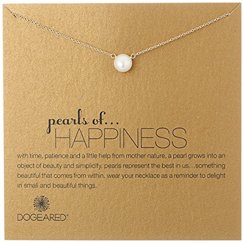 Dogeared Jewels & Gifts Pearls of Happiness Freshwater Pearl (8mm) Necklace, 18