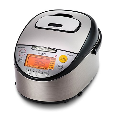 Tiger JKT-S10U-K IH Rice Cooker with Slow Cooker and Bread Maker Stainless Steel, Black 5.5-Cup, Only $219.99, free shipping