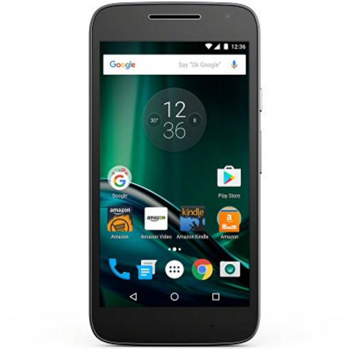 Moto G Play (4th gen.) - Black - 16 GB - Unlocked - Prime Exclusive - with Lockscreen Offers & Ads $99.99