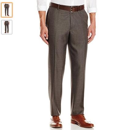 Perry Ellis派瑞·艾力斯 Travel Luxe 男款正装西裤  特价仅售 $24.09