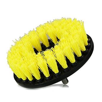 Chemical Guys ACC_201_BRUSH_MD Medium Duty Carpet Brush with Drill Attachment, Yellow  $6.47
