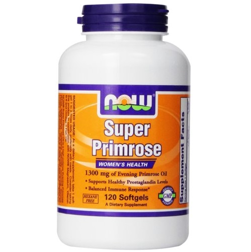 NOW Foods Super Primrose 1300Mg, 120 Softgels, Only $7.24, You Save $17.75(71%)