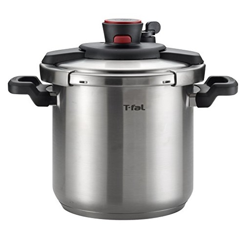 T-fal P45009 Clipso Stainless Steel 12-PSI Pressure Cooker Cookware, 8-Quart, Silver, Only  $72.99, free shipping