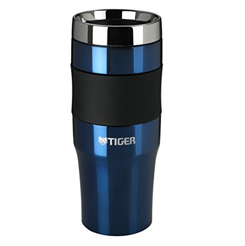 Tiger MCE-A048-A Stainless Steel Vacuum Insulated Travel Mug, 16-Ounce, Blue, Only $10.68, You Save $19.32(64%)