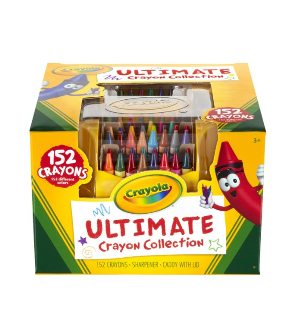 Crayola 绘儿乐Ultimate 彩色蜡笔152支豪华装, 现仅售$13.91