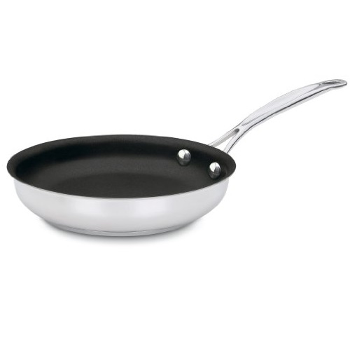 Cuisinart 722-20NS Chef's Classic Stainless Nonstick 8-Inch Open Skillet, Only $15.57