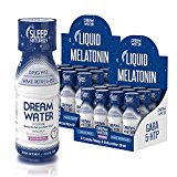 Dream Water Natural Sleep Aid, GABA, MELATONIN, 5-HTP, 2.5oz Shot, Snoozeberry, 24 Count $35.62