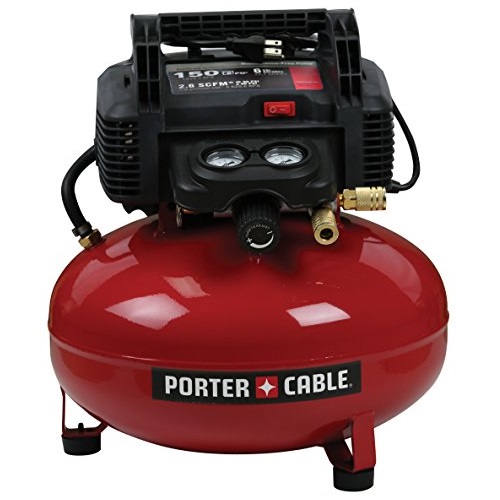 PORTER-CABLE  6加仑无油空气压缩机，原价$318.78，现仅售$89.00，免运费
