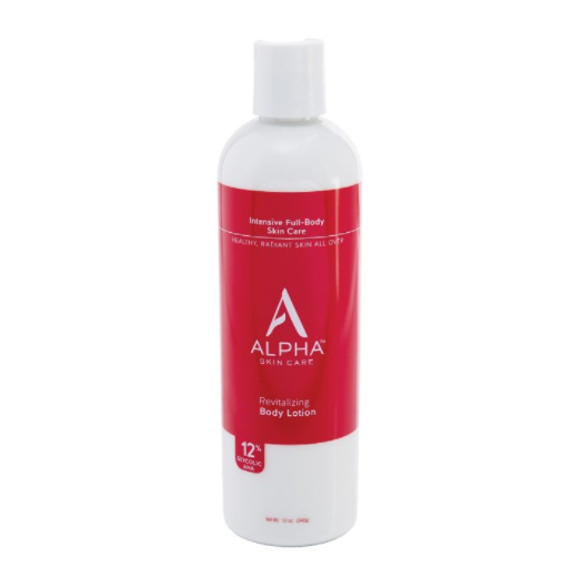 Alpha Skin Care Revitalizing Body Lotion with 12% Glycolic AHA, 12 Ounce only $11.10