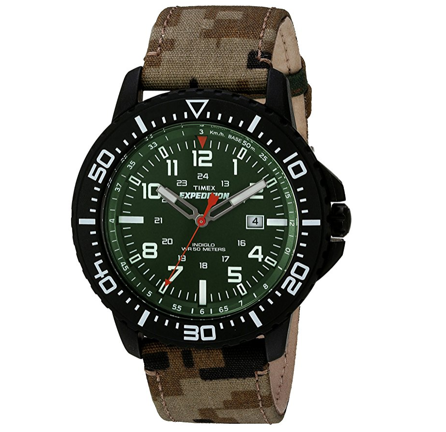 Timex 天美時 Expedition Uplander系列 T49965 男款時裝腕錶  , 現僅售$26.99