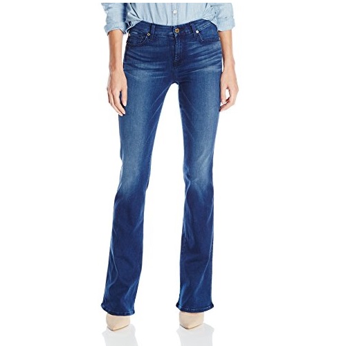 7 For All Mankind Women's Kimmie Bootcut Slim Illusion Luxe Jean in Heritage, Medium Heritage, 31, Only $35.40, You Save $142.60(80%)