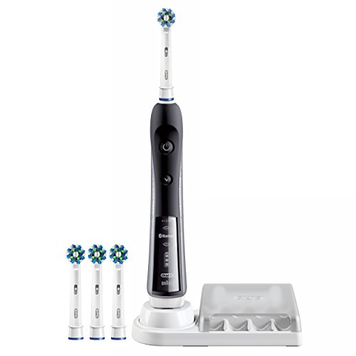 Oral-B BLACK 7000 Electric Toothbrush Bundle with  Cross Action Replacement Brush Head, 3 Count, Only $129.81, You Save (%)
