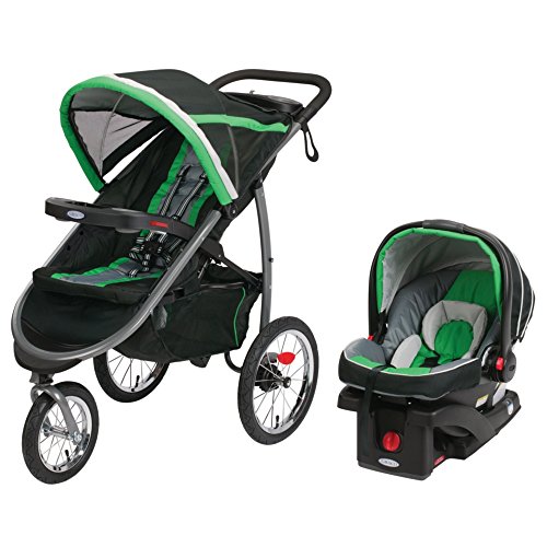 2015 Graco Fastaction Fold Jogger Click Connect Travel System, Fern, Only $209.00, You Save $110.99(35%)