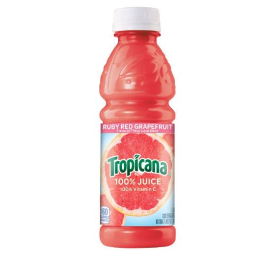 PRIME ONLY :Tropicana Ruby Red Grapefruit Juice, 10 Ounce (Pack of 24) only $10.49