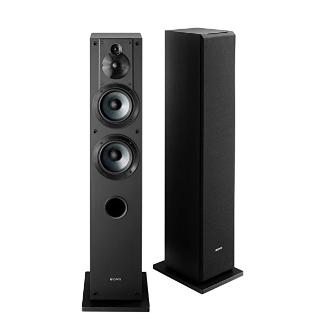 Sony SSCS3 3-Way Floor-Standing Speaker (Single) - Black, Only $98.00 , Free Shipping