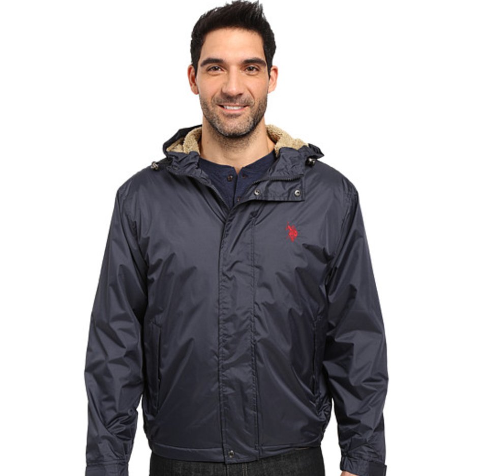 6PM: U.S. POLO ASSN. Hooded Windbreaker for only $34.99