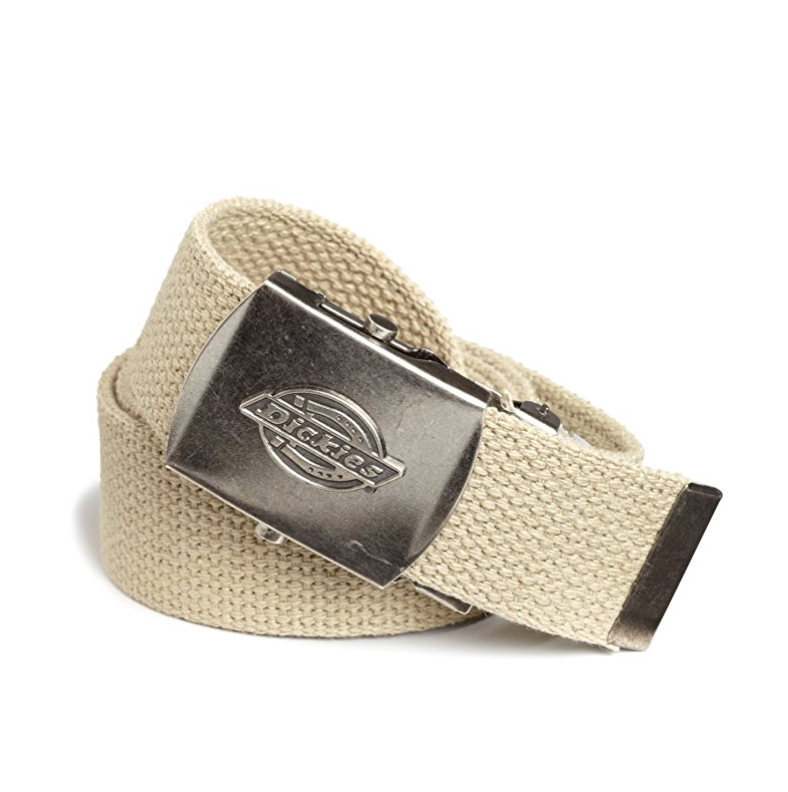 Dickies Men's 30 Millimeter Cotton Web Belt With Military Logo Buckle only $7.97