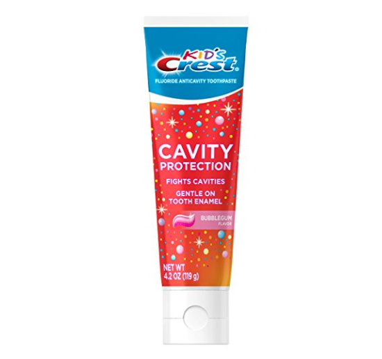 Crest Kid's Crest Cavity Protection Toothpaste Gel Formula, Bubblegum, 4.2 Ounce only $0.99