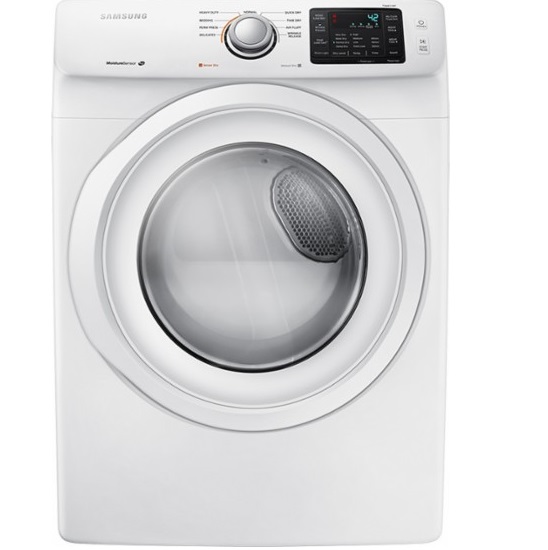Samsung - 7.5 Cu. Ft. 9-Cycle Electric Dryer - White,only $499.99, free shipping