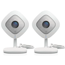 史低價！NETGEAR Arlo Q 1080p 帶音頻高清監控攝像頭，2個裝，原價279.99，現僅售$115.97，免運費