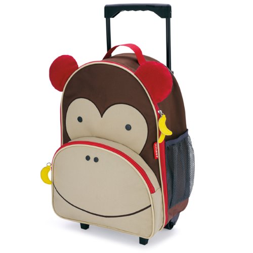 Skip Hop Kids Luggage With Wheels, Monkey,  Only $25.12, free shipping