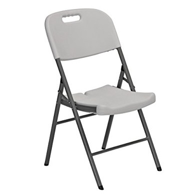 Sandusky Lee FPC182035 Resin Folding Chair with Molded Seat and Back, White (Pack of 4), Only $48.39 , free shipping