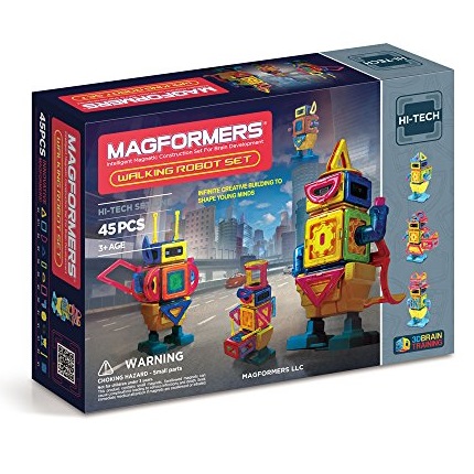 史低價！Magformers Hi-Tech 系列 兒童磁力積木板，45塊裝，原價$109.99，現僅售$49.97，免運費