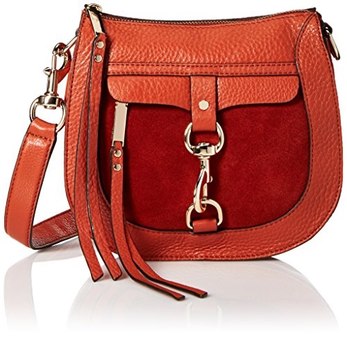 Rebecca Minkoff Dog Clip Saddle Bag, Baked Clay, Only $90.25, free shipping