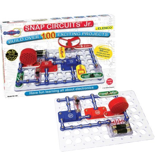 Snap Circuits Jr. SC-100 Electronics Exploration Kit, Kids Building Projects Kits, Stem Engineering Toys for Kids 8+, Only $19.59