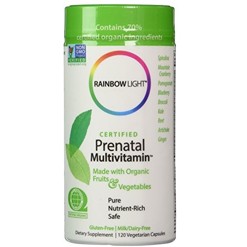 Rainbow Light, Prenatal Organic Multivitamin, 120-Count only $14.26 ,free shipping after clipping coupon and using SS