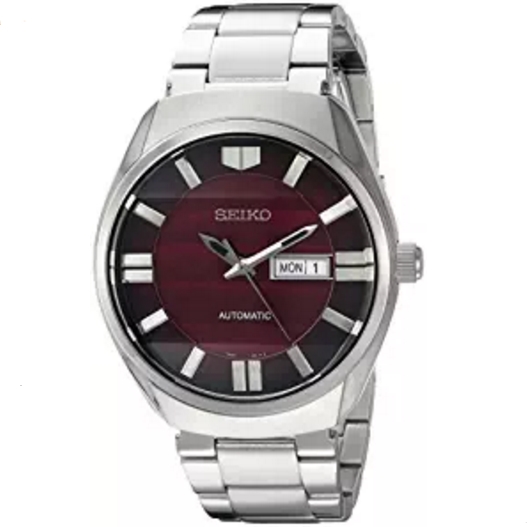 Seiko Men's SNKN05 Analog Automatic Silver Watch $87.27 FREE Shipping