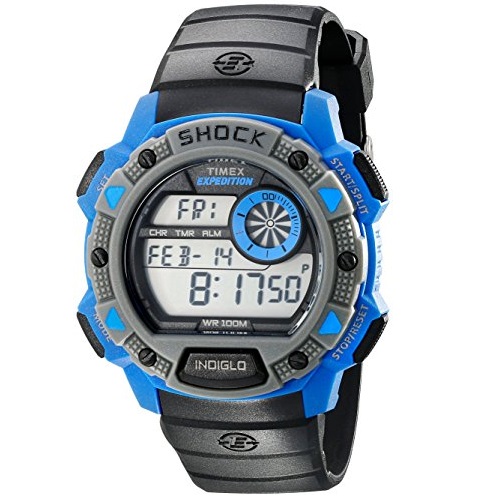 Timex Men's TW4B00700 Expedition Base Shock Resin Watch, Only $19.99, You Save $39.96(67%)