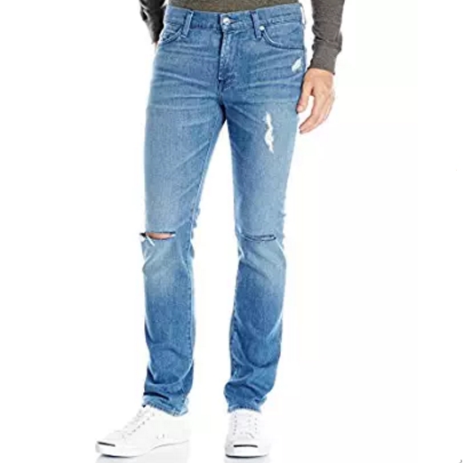 7 For All Mankind Men's Slimmy Slim Straight in California Distressed $53.75 FREE Shipping