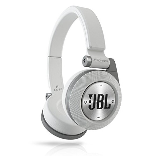 JBL Bluetooth wireless on-ear headphones SYNCHROS E40BT white E40BTWHT, Only $39.95, You Save (%)