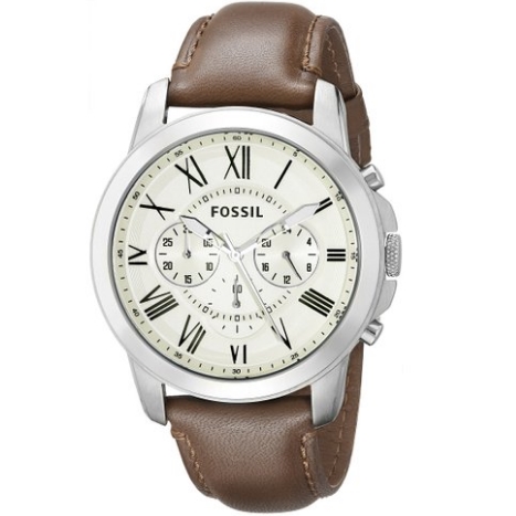 Fossil FS4735 Grant Brown Leather Watch $66.00 FREE Shipping
