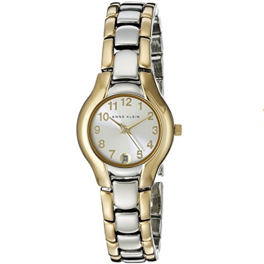 史低價！Anne Klein 10-6777SVTT女士時裝腕錶 下單隻要$22.44