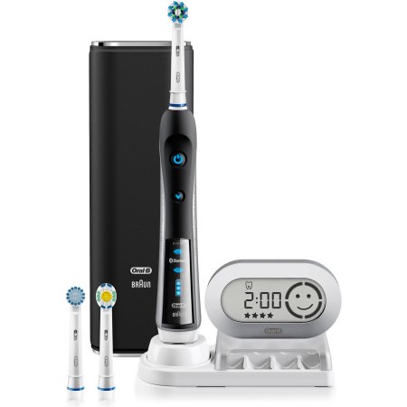 Oral-B 7000 ($25 Mail-In-Rebate Available) SmartSeries with Bluetooth Power Rechargeable Electric Toothbrush, Black, 6 pc, Powered by Braun, only $89.00, free shipping after mail-in rebate