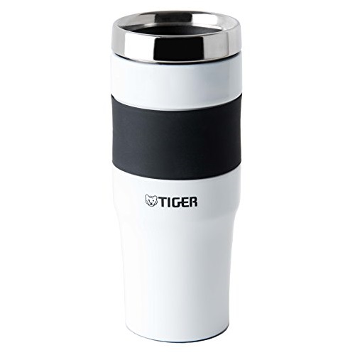 Tiger MCE-A048-W Stainless Steel Vacuum Insulated Travel Mug, 16-Ounce, White, Only $10.68, You Save $19.32(64%)