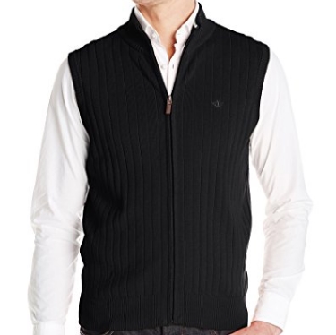 Dockers Men's Full Zip Ribbed Cotton Sweater Vest $20.34 FREE Shipping on orders over $49