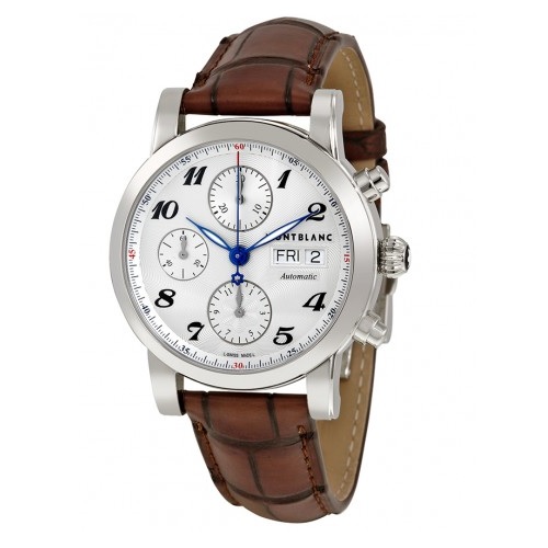 MONTBLANC Montblanc Star Automatic Chronograph Silver Dial Men's Watch Item No. 106466, only $2345.00, free shipping after using coupon code