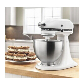 開始！KitchenAid® Artisan® 4.5誇脫超級動力立式廚師機 白色   特價僅售$206.99包郵